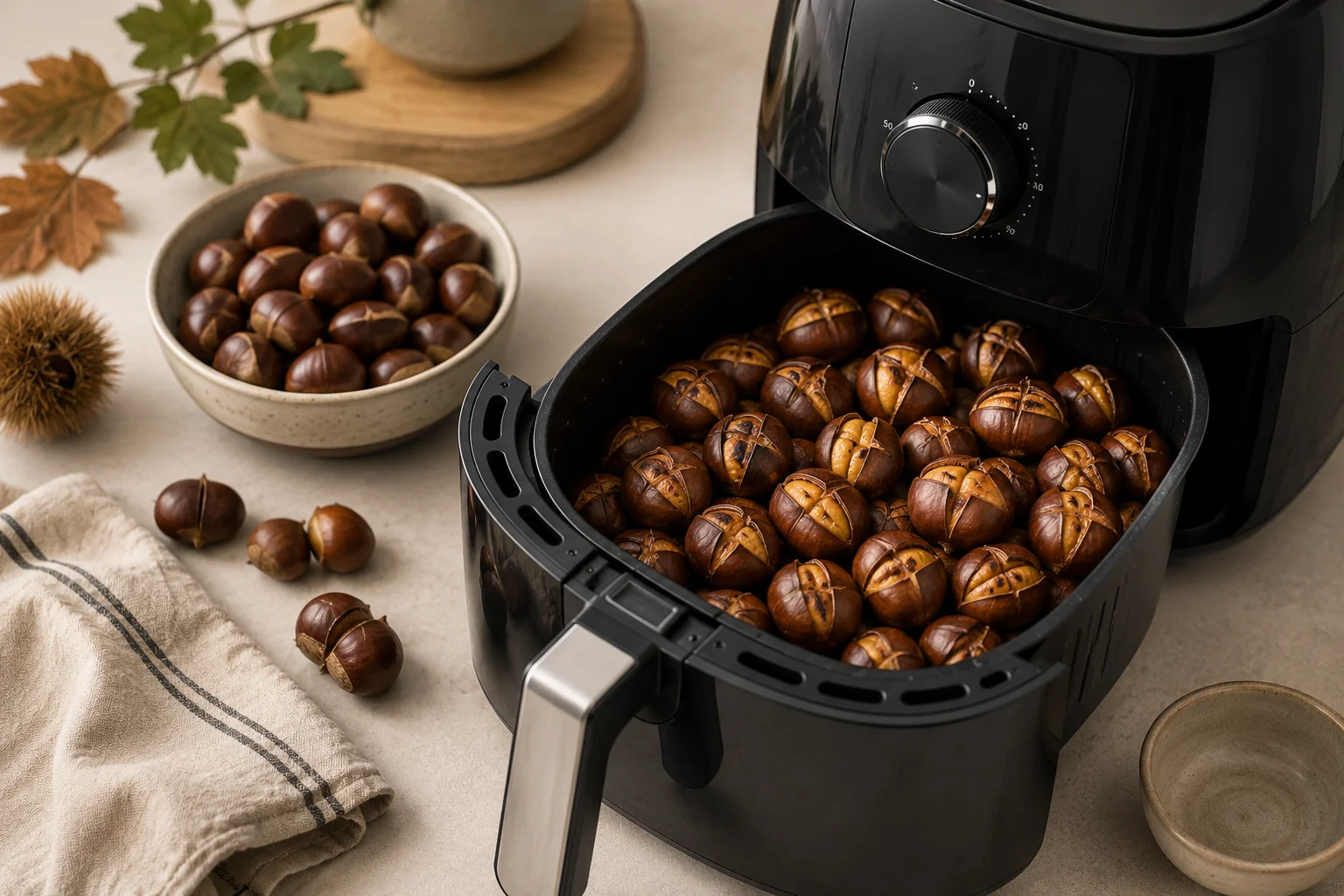 chataignes au air fryer