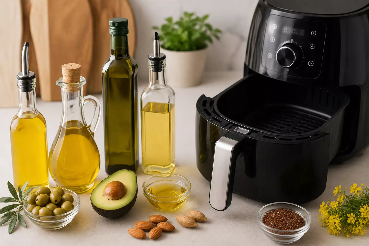 Quelle huile utiliser dans un air fryer ?